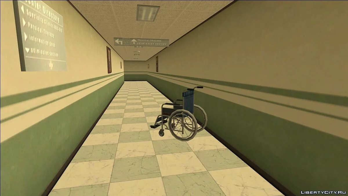 Интерьер больницы Лос-Сантоса - LS County General Hospital / GTA San Andreas