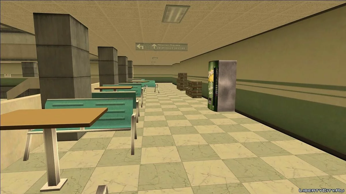 Интерьер больницы Лос-Сантоса - LS County General Hospital / GTA San Andreas