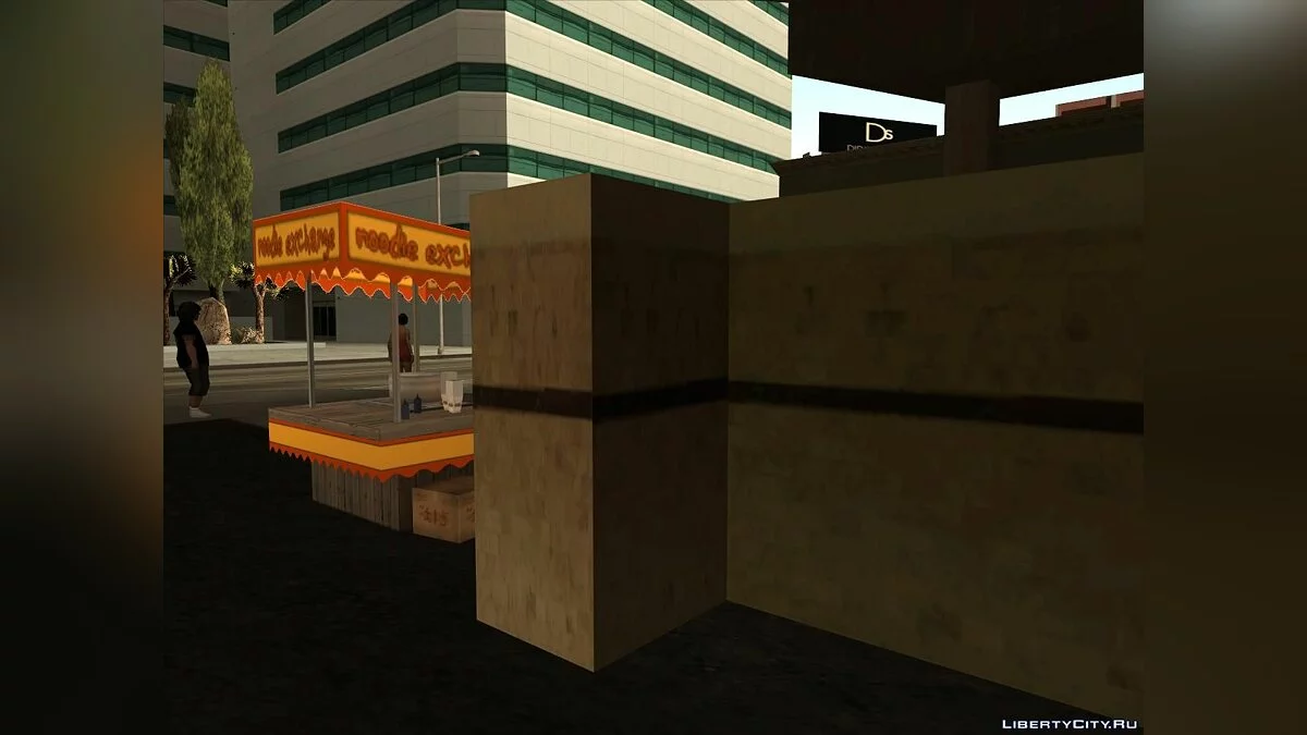 Новые объекты в Коммерческом районе / GTA San Andreas