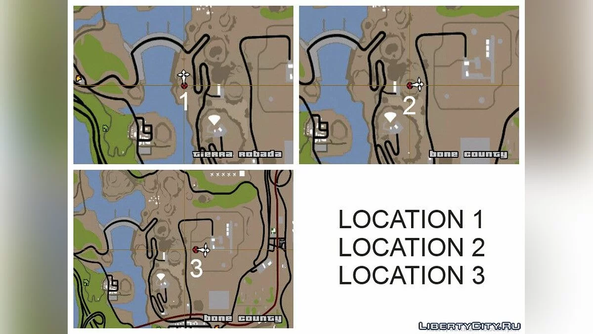 Tourist Attractions in the Desert / GTA San Andreas