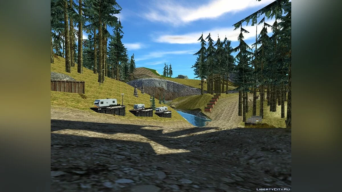 New Settlement in Shady Creeks - Новая деревня / GTA San Andreas