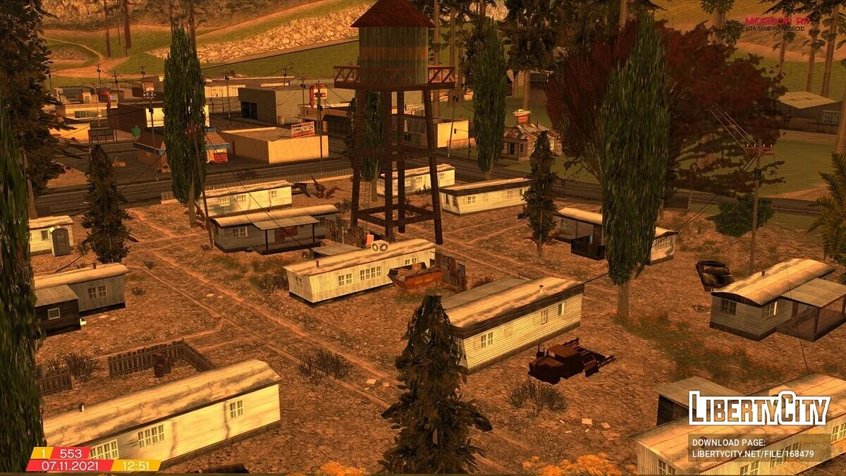 Обновлённый маппинг Angel Pine / GTA San Andreas