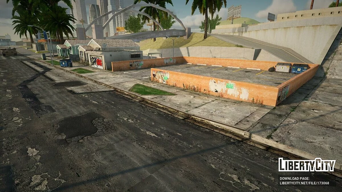 Grove Street в стиле GTA 5 / GTA San Andreas