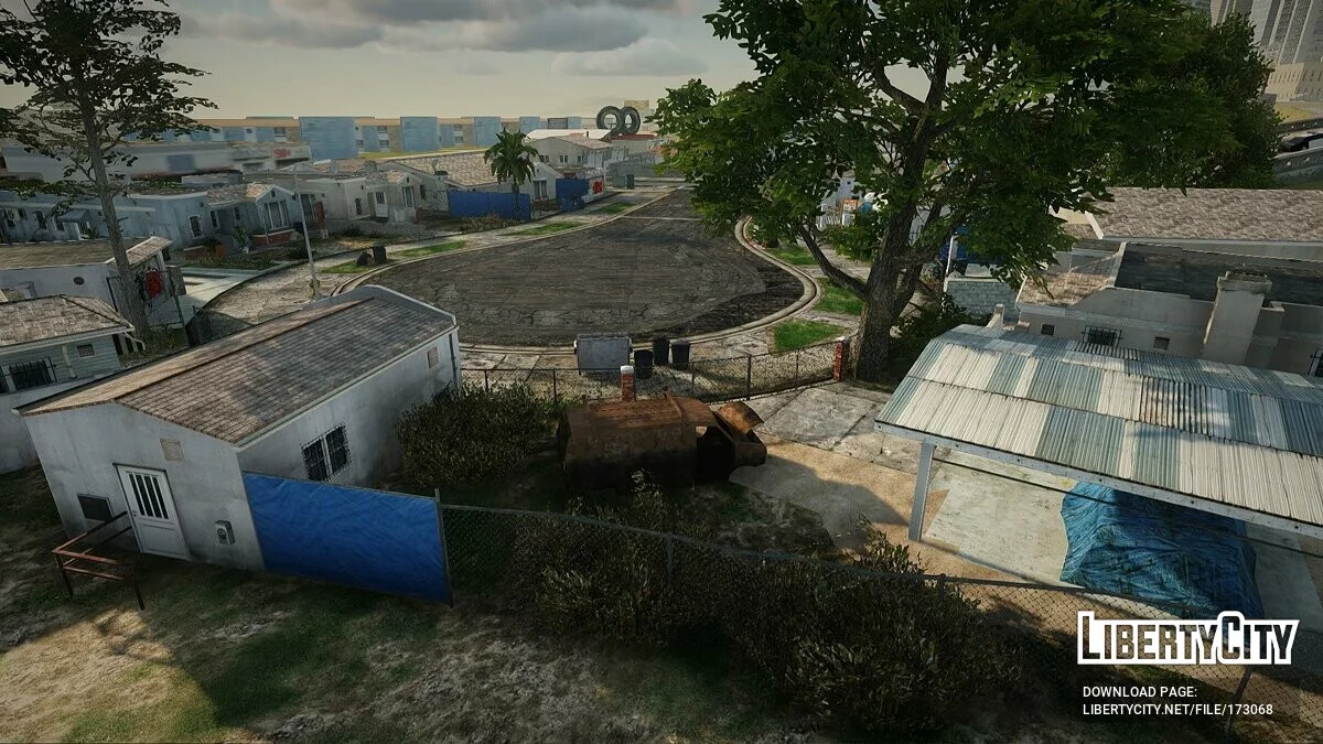 Grove Street в стиле GTA 5 / GTA San Andreas