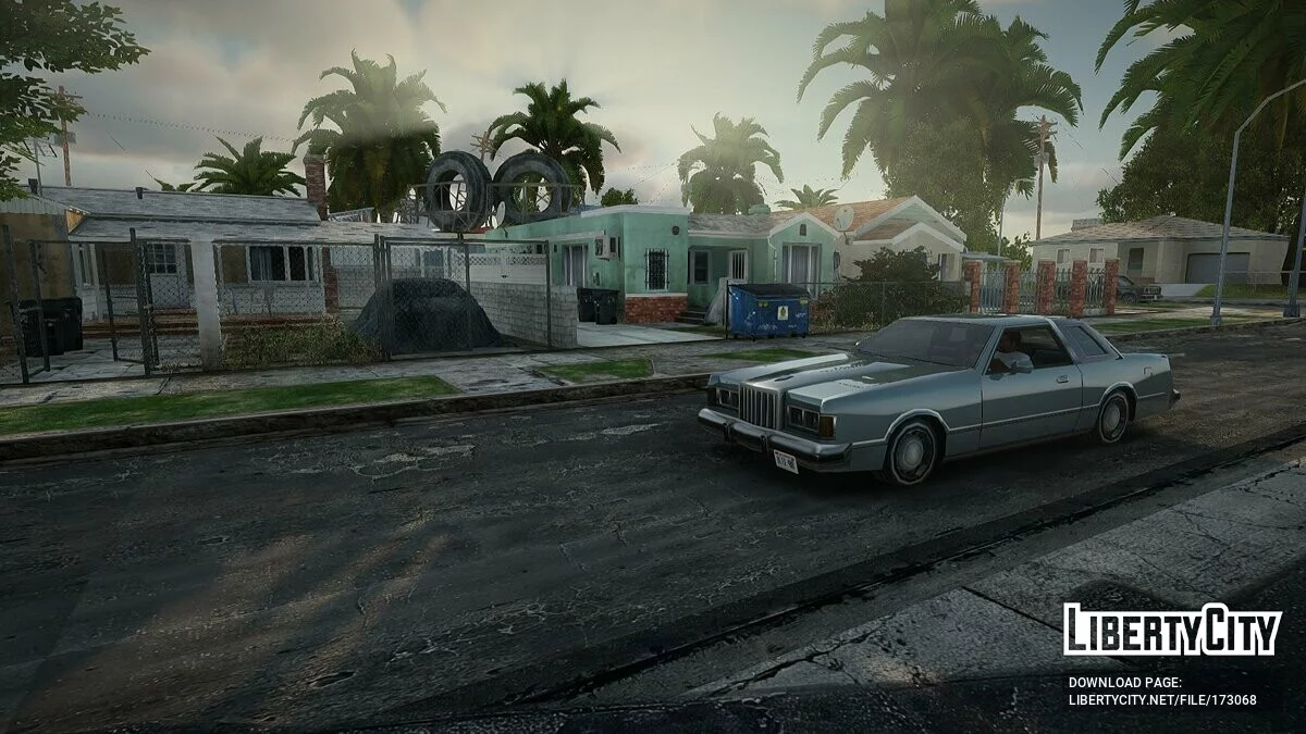 Grove Street в стиле GTA 5 / GTA San Andreas