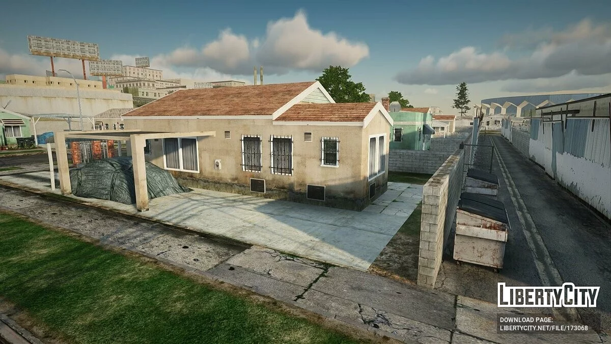 Grove Street в стиле GTA 5 / GTA San Andreas