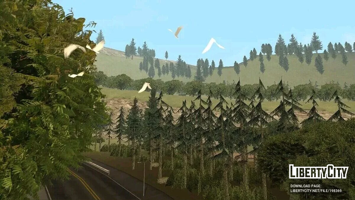 Больше деревьев в Бэйсайде / GTA San Andreas