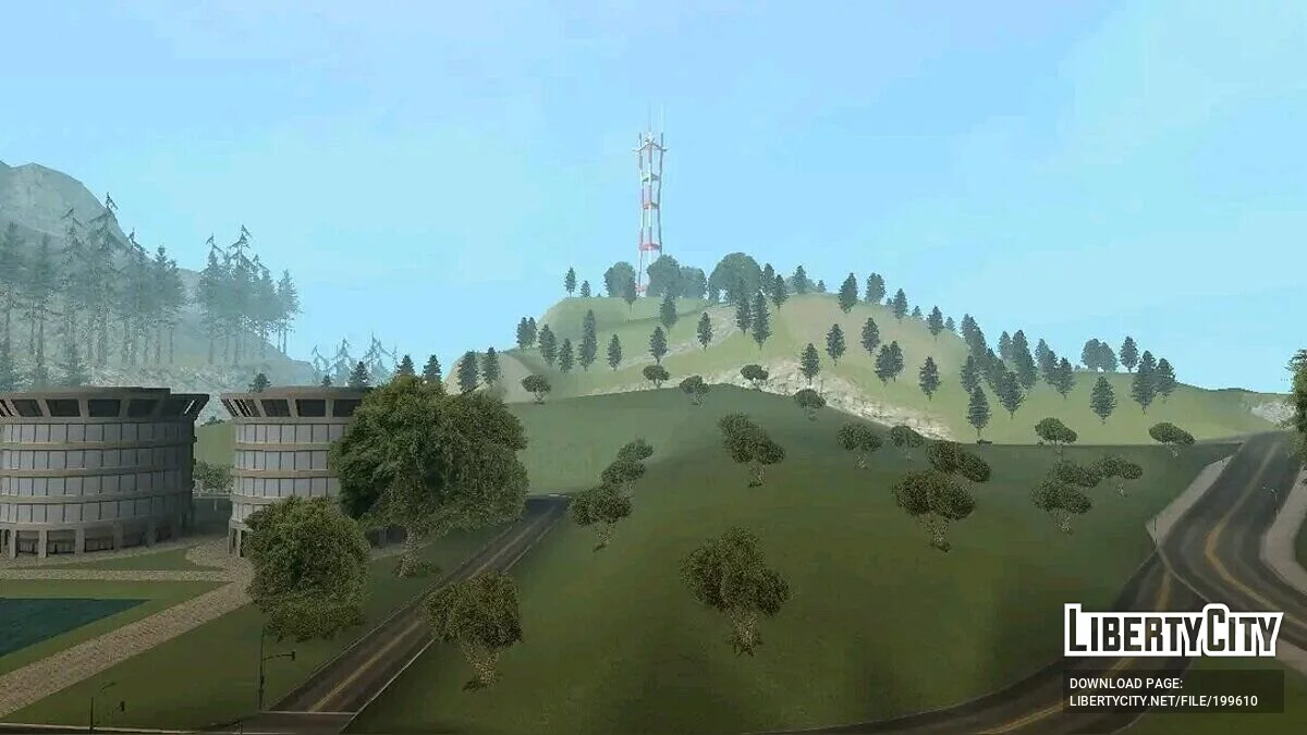 Густой лес на юге Сан-Фиерро / GTA San Andreas