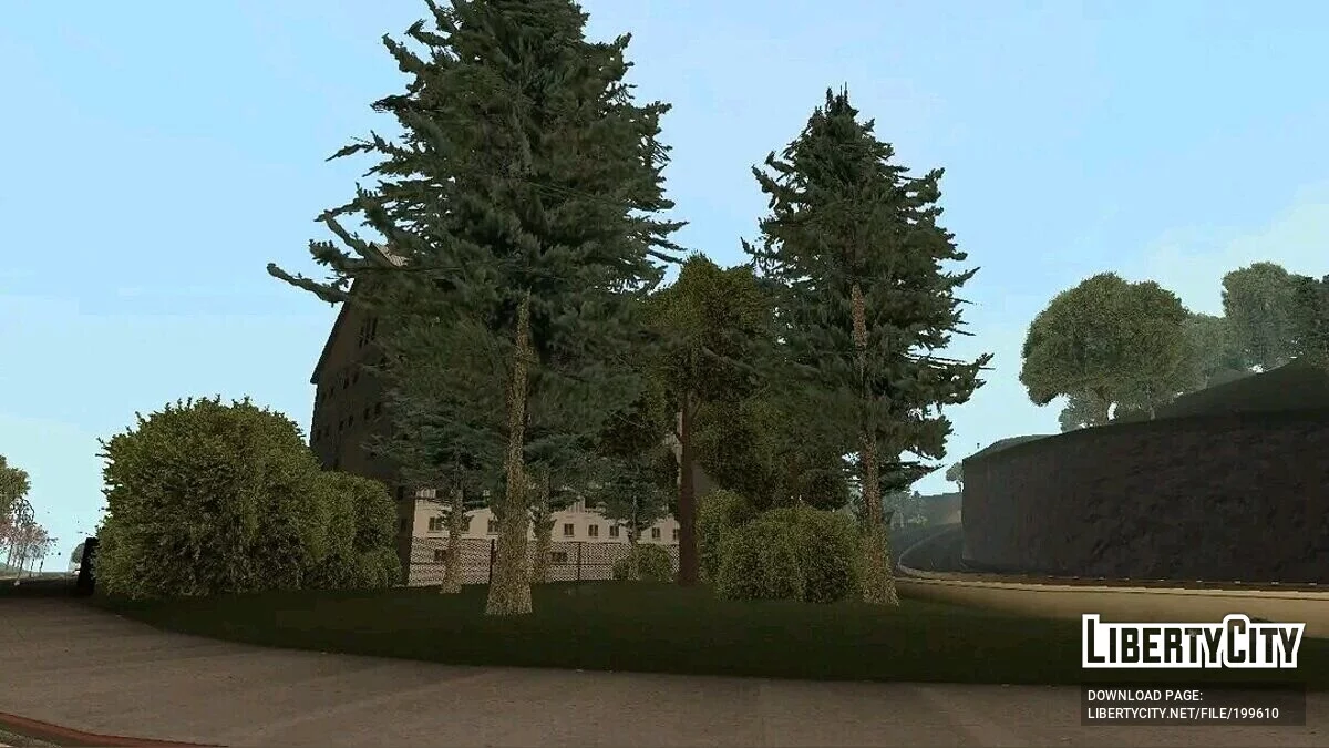 Густой лес на юге Сан-Фиерро / GTA San Andreas