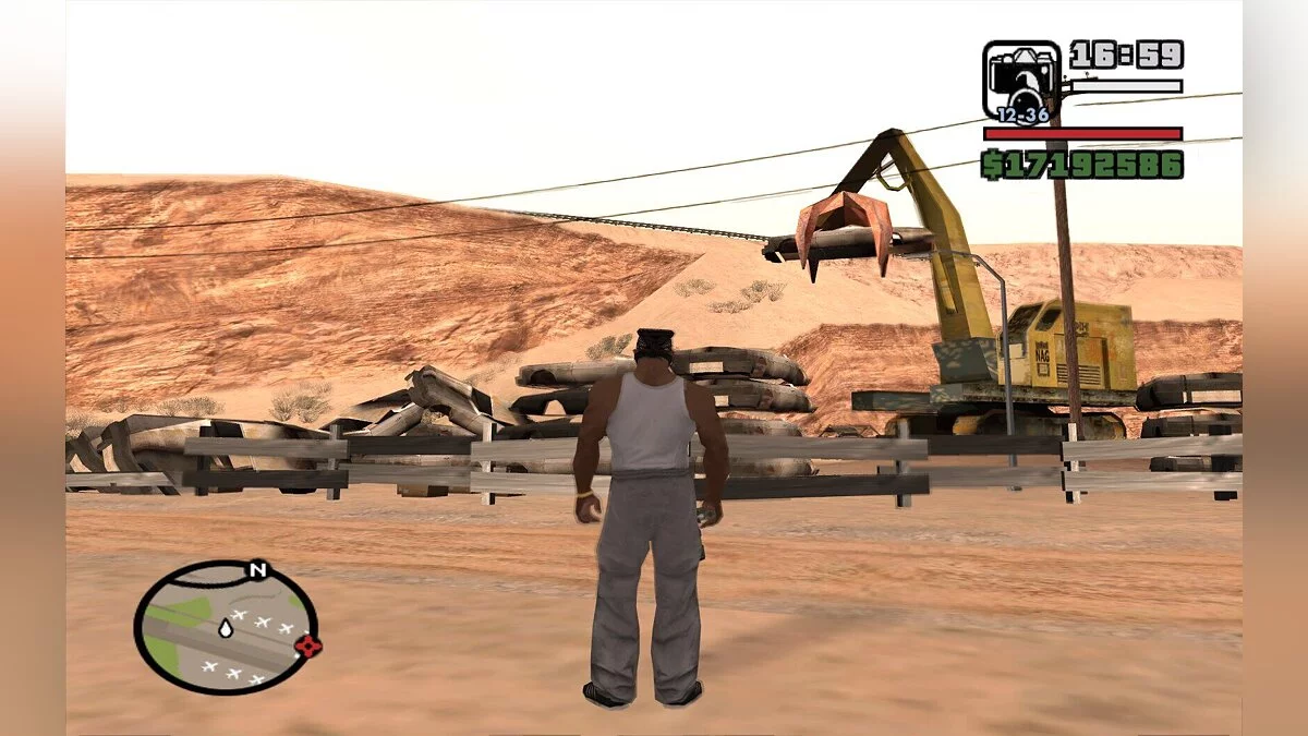 Свалка металлолома - Schrott Iron Map / GTA San Andreas