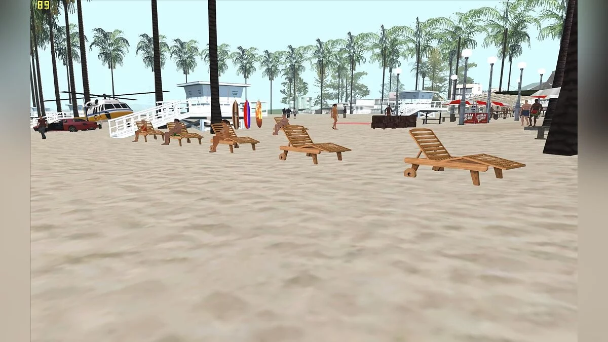 Улучшенный пляж Santa Maria / GTA San Andreas