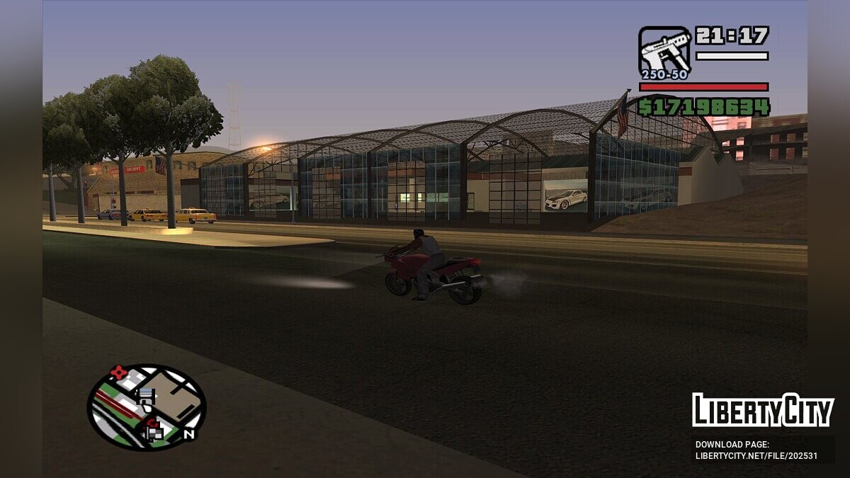 Скачать Стильный гараж в SF для GTA San Andreas