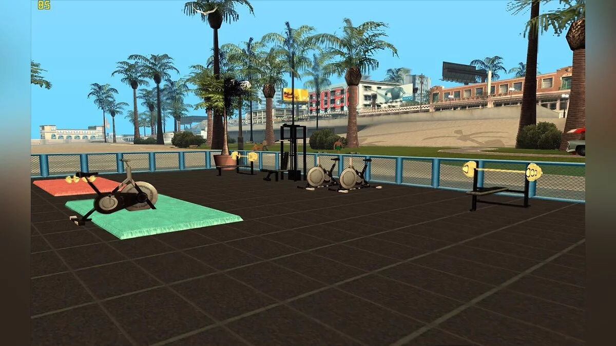 Verona Beach Gym - Небольшой ремейк / GTA San Andreas
