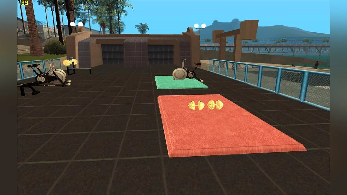 Verona Beach Gym - Небольшой ремейк / GTA San Andreas