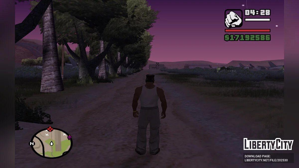 Заросшее кладбище самолётов / GTA San Andreas