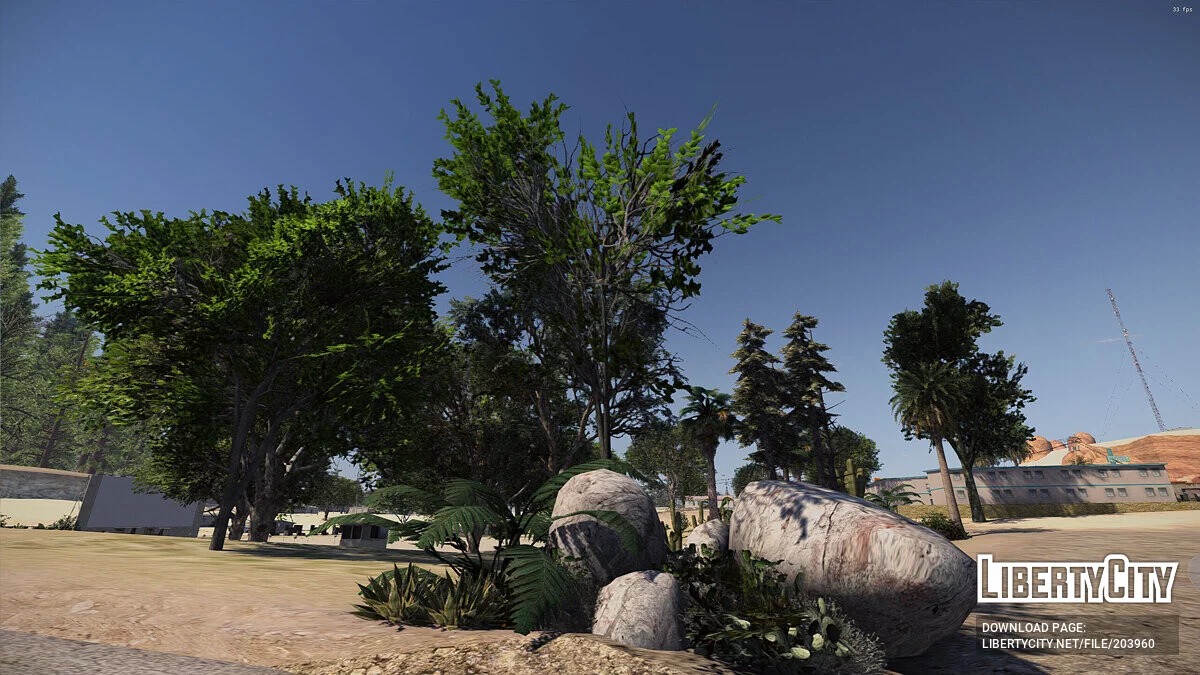 Больше растительности в Сан Андреасе / GTA San Andreas