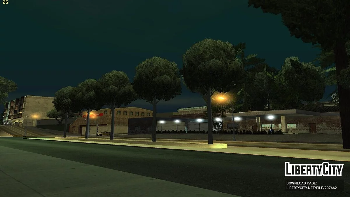 Больше растительности в местах сохранения / GTA San Andreas
