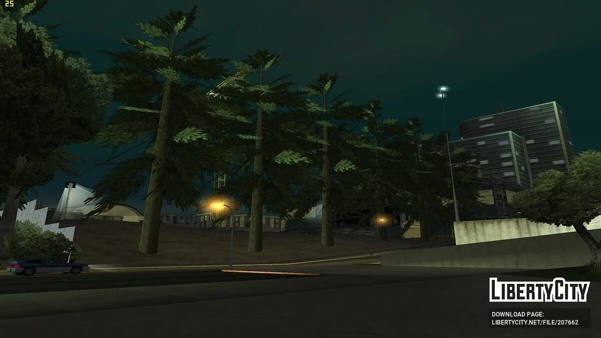 Больше растительности в местах сохранения / GTA San Andreas