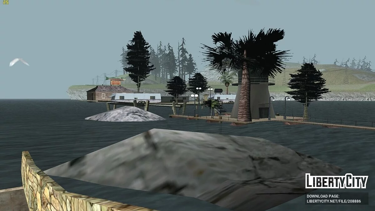 Летние гостевые домики на воде / GTA San Andreas