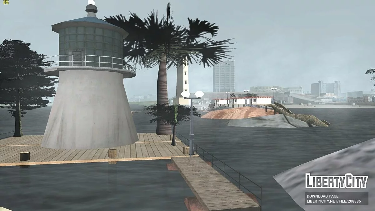 Летние гостевые домики на воде / GTA San Andreas