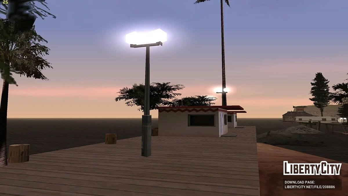 Летние гостевые домики на воде / GTA San Andreas