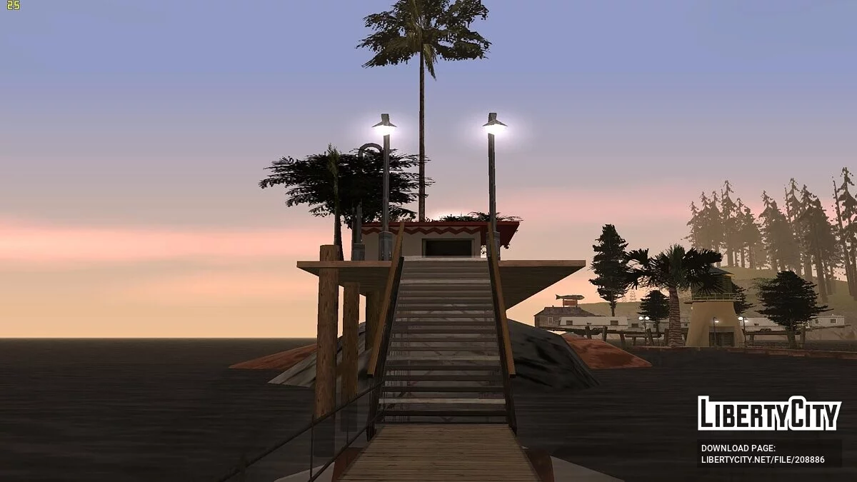 Летние гостевые домики на воде / GTA San Andreas