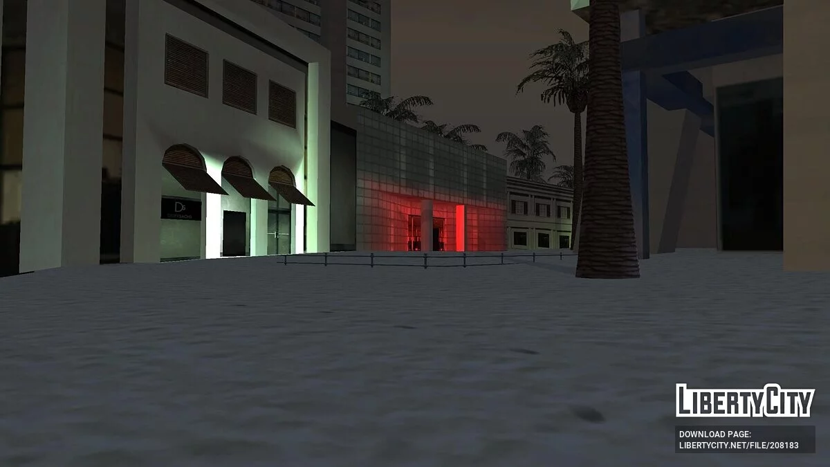 Стройка  на пляже  Santa Maria Beach / GTA San Andreas
