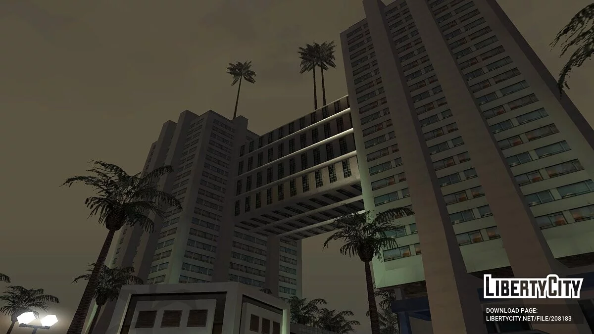 Стройка  на пляже  Santa Maria Beach / GTA San Andreas