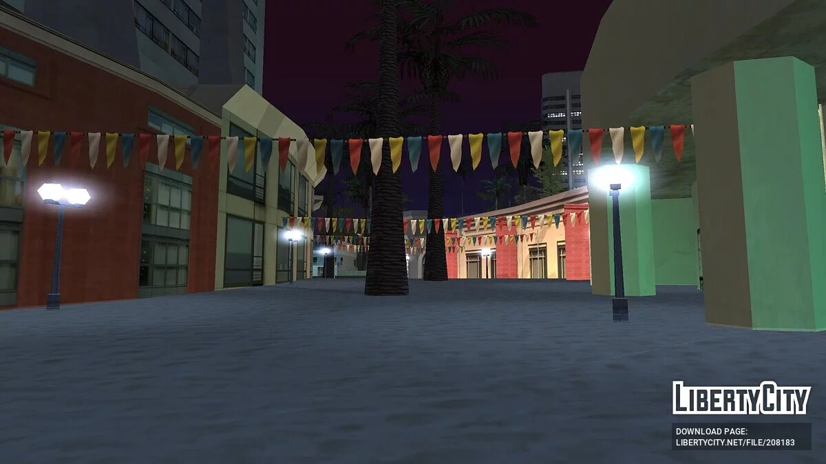 Стройка  на пляже  Santa Maria Beach / GTA San Andreas