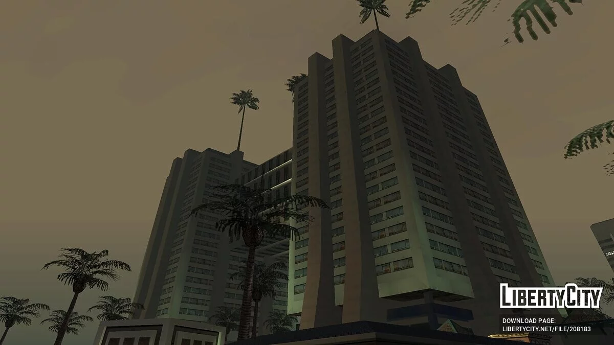 Стройка  на пляже  Santa Maria Beach / GTA San Andreas