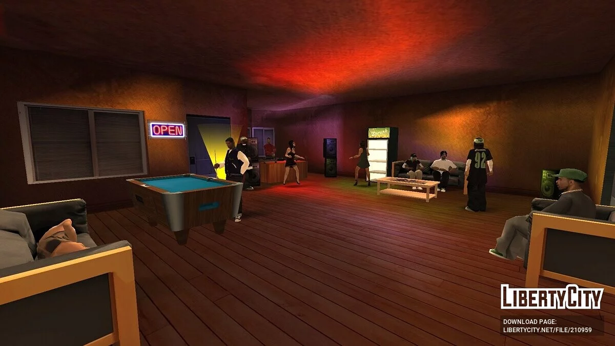 OG Loc House (интерьер гостиной для Ped Spawn Creator) / GTA San Andreas