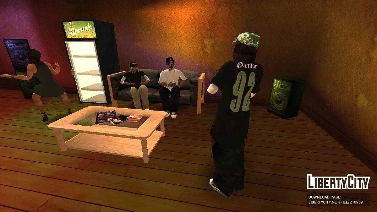 OG Loc House (интерьер гостиной для Ped Spawn Creator) / GTA San Andreas