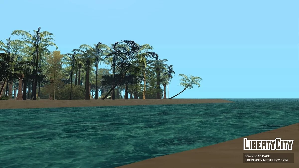 Атоллы - Два острова в море у пляжа / GTA San Andreas