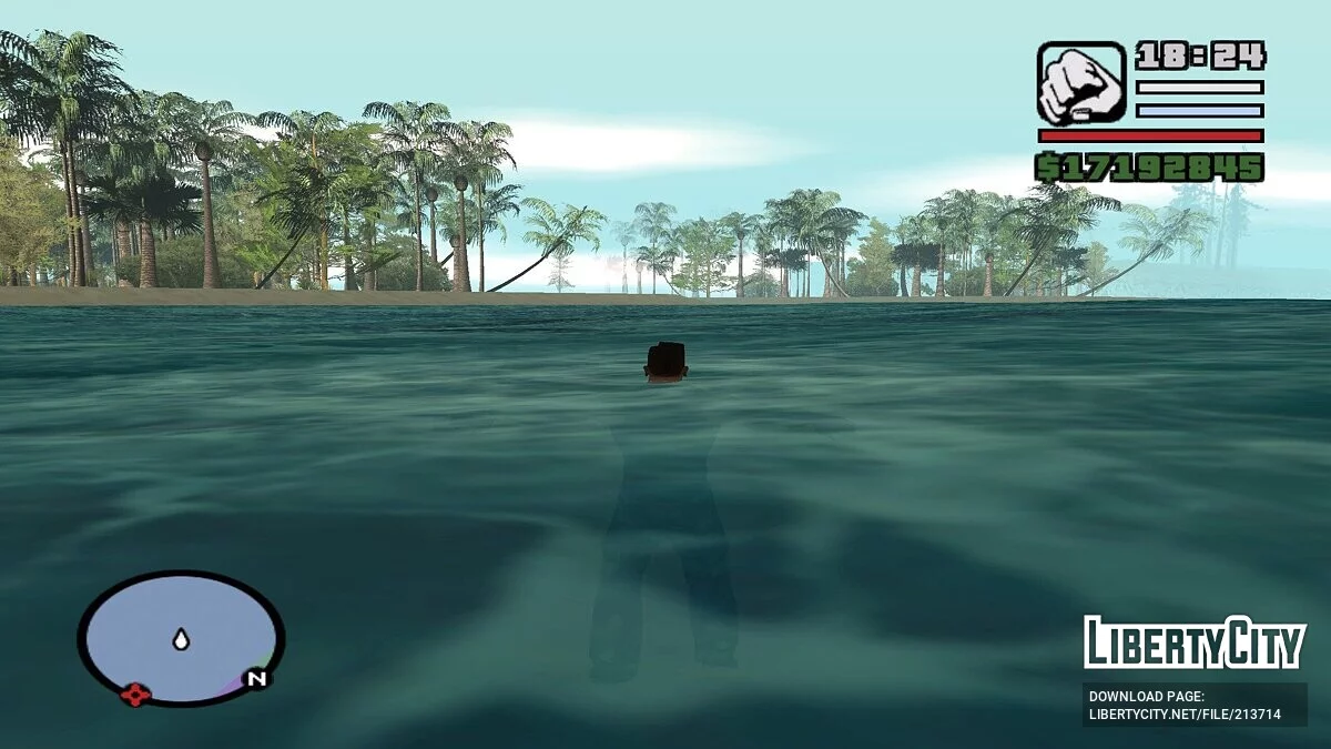 Атоллы - Два острова в море у пляжа / GTA San Andreas