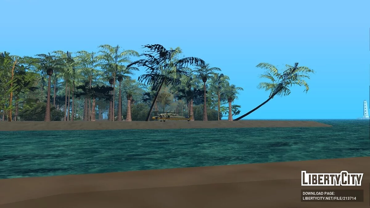 Атоллы - Два острова в море у пляжа / GTA San Andreas
