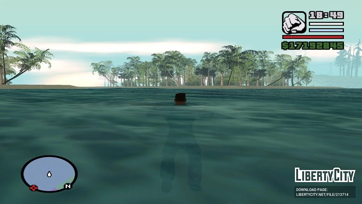 Атоллы - Два острова в море у пляжа / GTA San Andreas