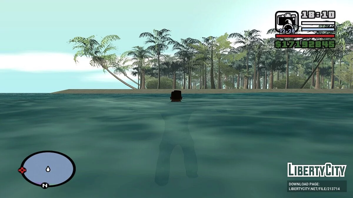Атоллы - Два острова в море у пляжа / GTA San Andreas