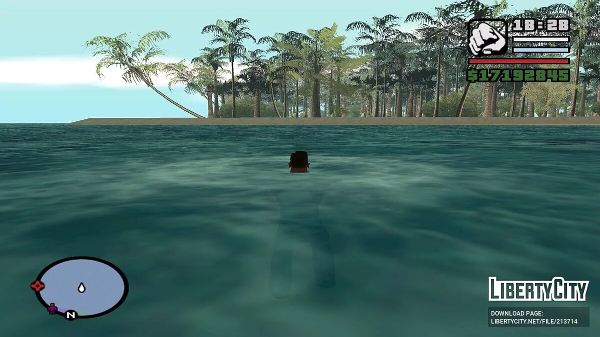 Атоллы - Два острова в море у пляжа / GTA San Andreas
