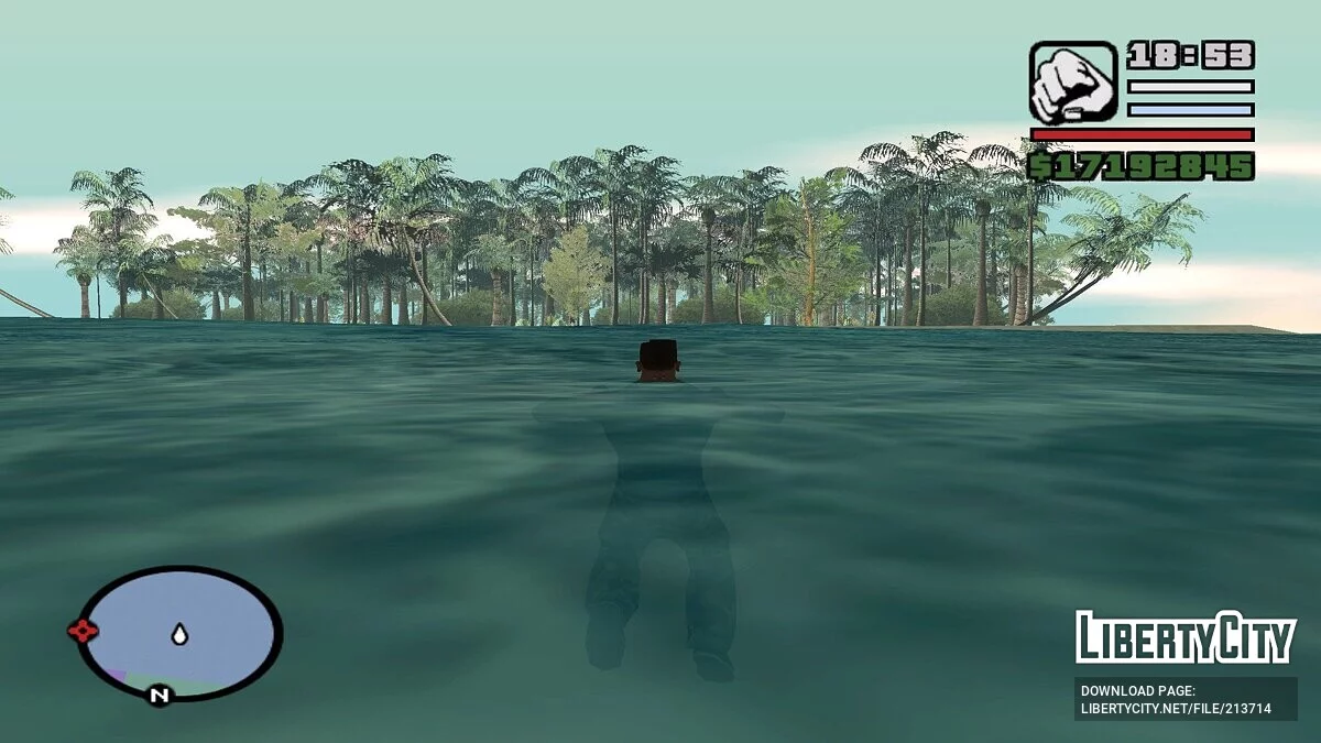 Атоллы - Два острова в море у пляжа / GTA San Andreas