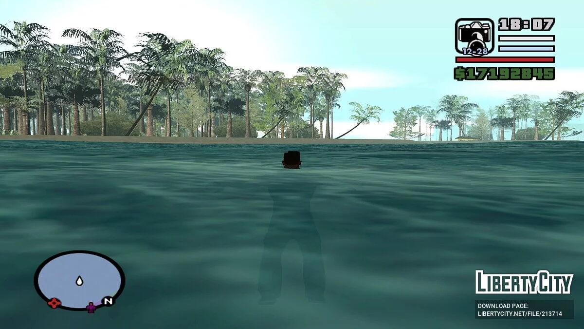 Атоллы - Два острова в море у пляжа / GTA San Andreas