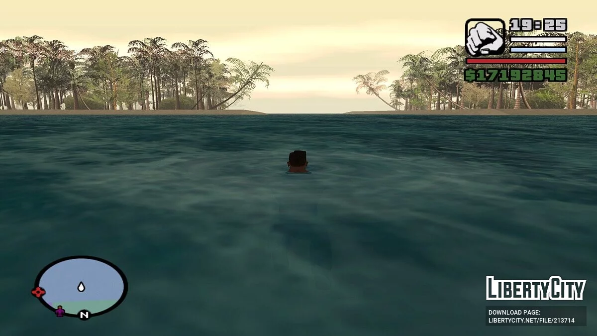 Атоллы - Два острова в море у пляжа / GTA San Andreas