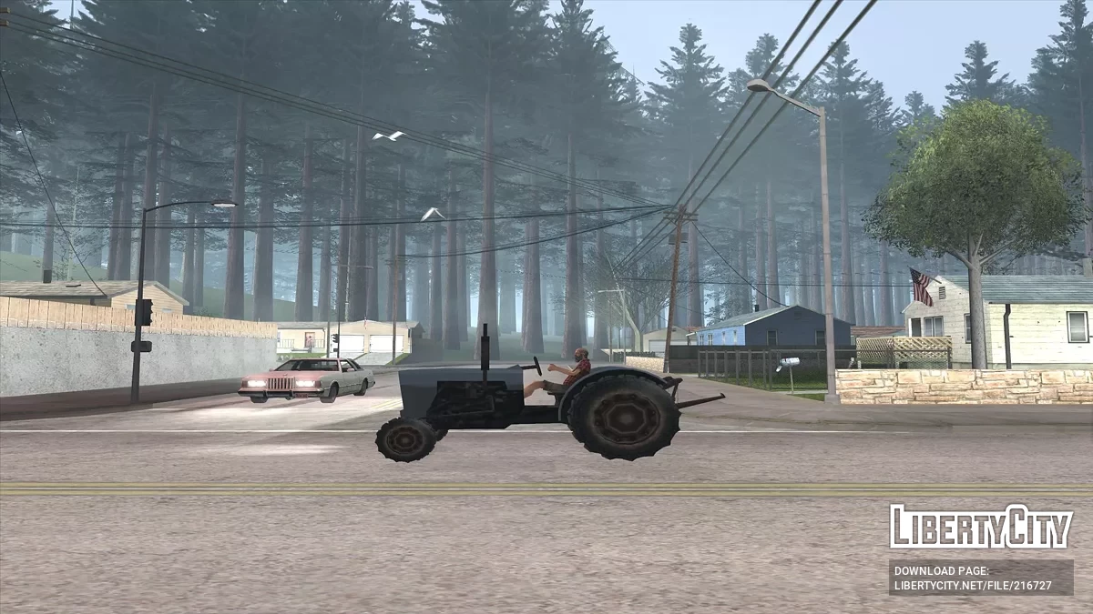 Лесной массив в поселке Паломино Крик / GTA San Andreas