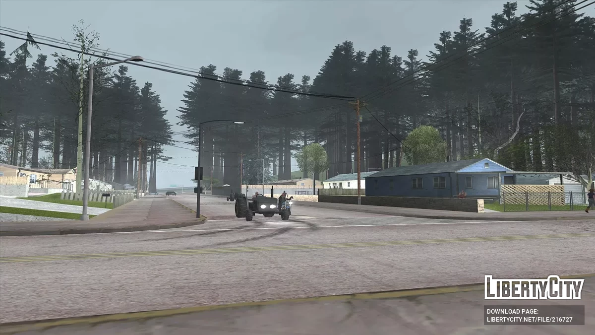Лесной массив в поселке Паломино Крик / GTA San Andreas