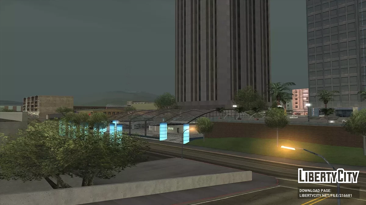 Законченая стройка у гаража в Доерти. / GTA San Andreas