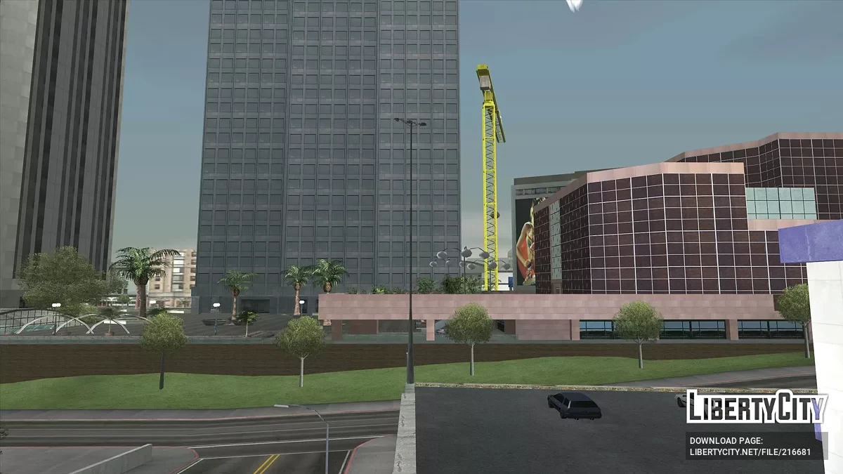 Законченая стройка у гаража в Доерти. / GTA San Andreas
