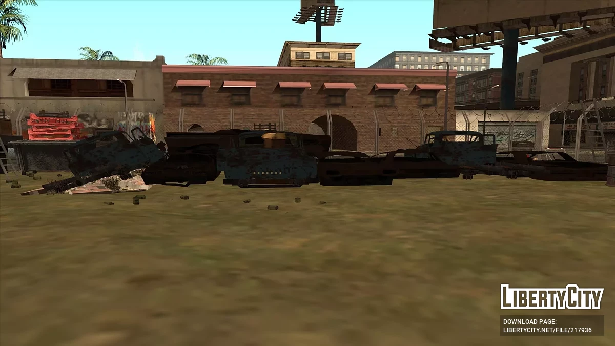Автомобильная свалка металлолома в Гантоне / GTA San Andreas