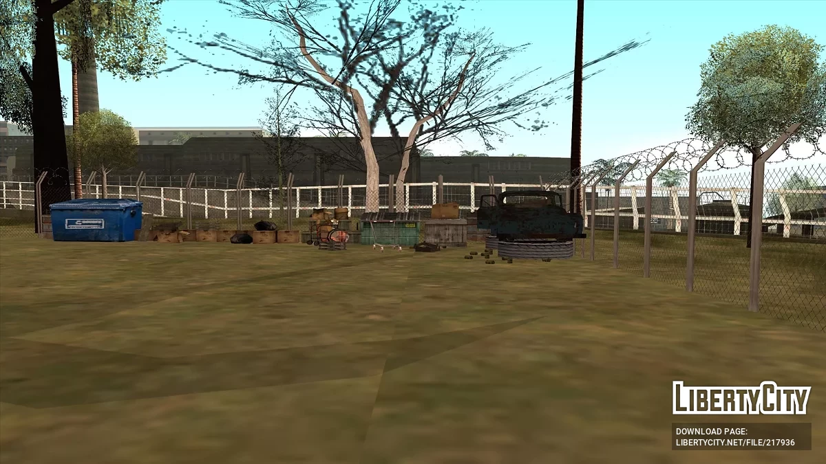 Автомобильная свалка металлолома в Гантоне / GTA San Andreas