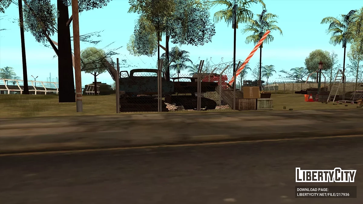 Автомобильная свалка металлолома в Гантоне / GTA San Andreas