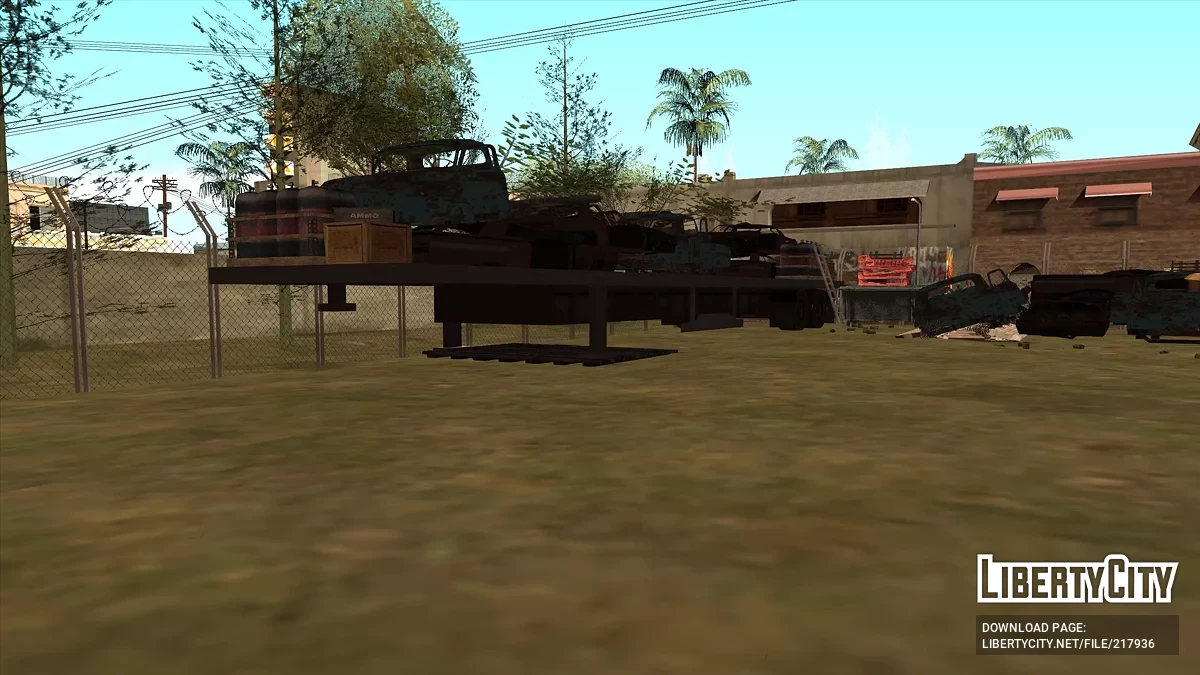 Автомобильная свалка металлолома в Гантоне / GTA San Andreas