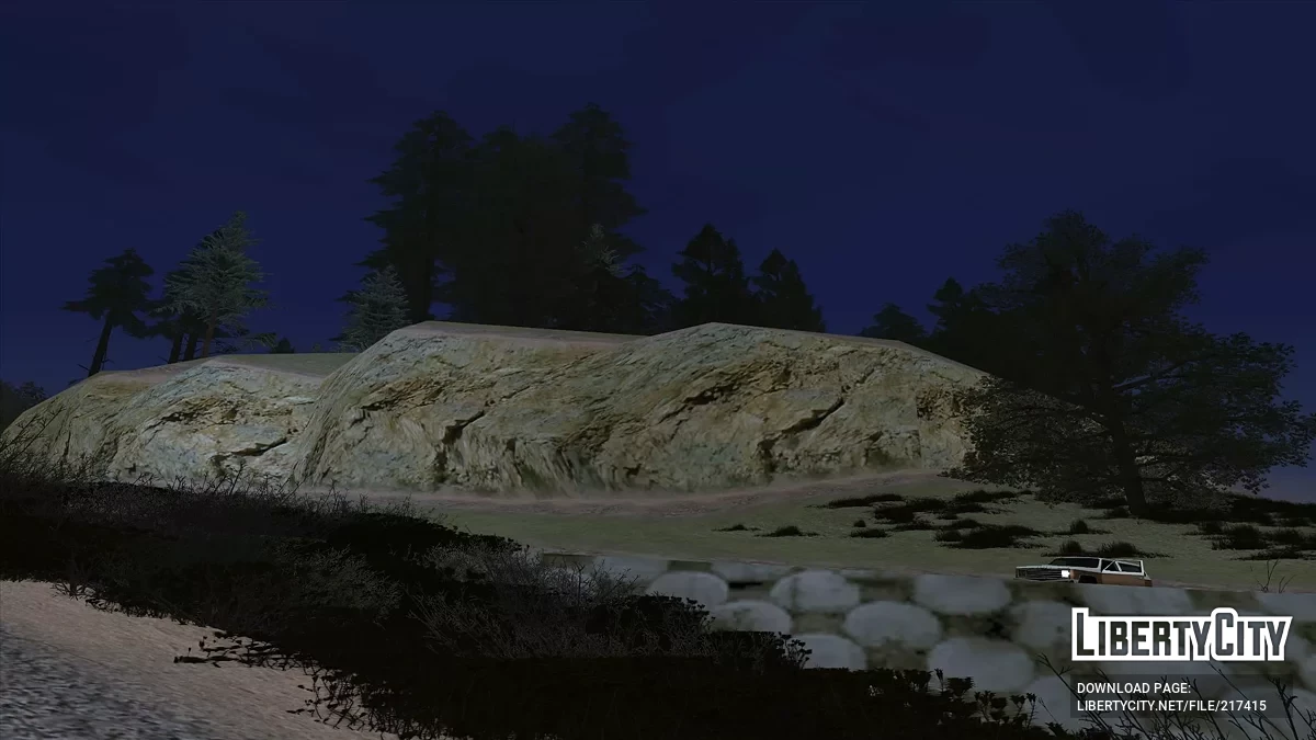 Больше растительности в округе Tierra Robada (+ MTA ver) / GTA San Andreas